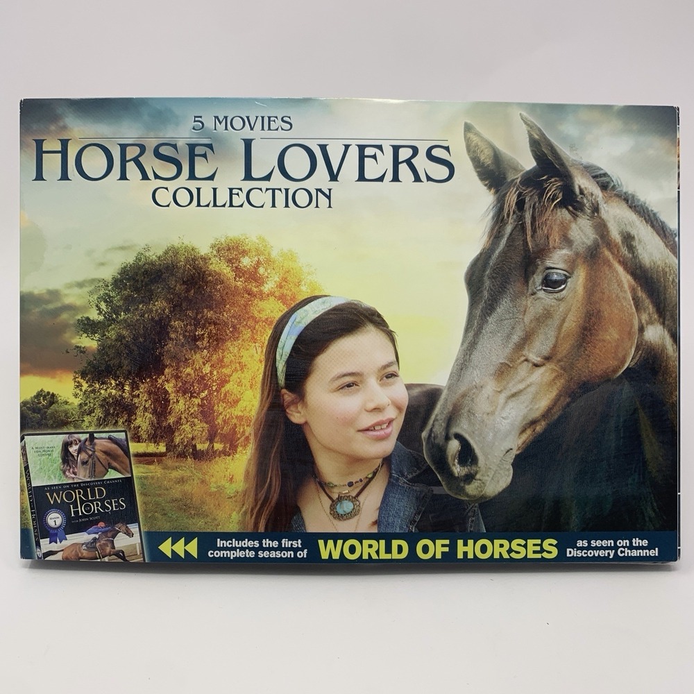 2 DVD sealed Horse Lover's Collection 5 Movies & World of Horses 1st Season